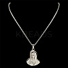 Virgin 201 Stainless Steel Pendant Necklaces for Men Women LS-NJEW-K283-17P-2