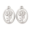 304 Stainless Steel Pendants STAS-I358-12P-09-1