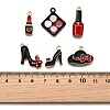 12Pcs 6 Styles Alloy Enamel Charms ENAM-FP0002-83-2