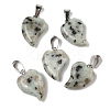 Natural Sesame Jasper Pendants G-B127-11P-11-2