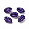 Baking Paint Cowrie Shell Beads SSHEL-M023-01O-1