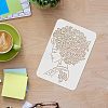 Large Plastic Reusable Drawing Painting Stencils Templates DIY-WH0202-101-3