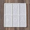 The Sun/Star/World Tarot Card DIY Pendant Silicone Molds Set DIY-A046-04-2