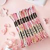 10 Skeins 6-Ply Polyester Embroidery Floss OCOR-CY0002-99H-3