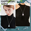 DIY Teardrop Wish Bottle Pendant Making Kit FIND-SC0006-84-5