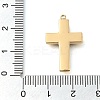 304 Stainless Steel Rhinestone Charms STAS-P369-14G-04-3