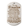 Non-Tarnish 201 Stainless Steel Pendants STAS-L079-01P-04-1