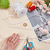 22.5M Nylon Braided Trim with Elastic Button Loops OCOR-BC0006-77-3