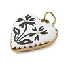 Baking Paint 304 Stainless Steel Pendants STAS-C178-01A-2