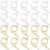 20 Sets 2 Colors 304 Stainless Steel Toggle Clasps STAS-BBC0008-06-1