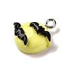 Halloween Theme Opaque Resin Pendants RESI-D075-02I-2