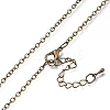 Glass Pendant Necklace NJEW-D281-C-M-4