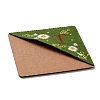 4Pcs Letter Personalized Hand Embroidered Corner Bookmarks JX587T-2