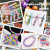 Halloween Theme 100Pcs 5 Colors Opaque Acrylic Beads MACR-SP0001-01B-05-6
