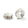Iron Grade A Crystal Rhinestone Spacer Beads RB-A010-8MM-S-1