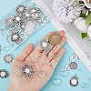 SUNNYCLUE DIY Blank Dome Earrings Making Kit DIY-SC0021-60-3