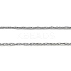 Tarnish Resistant 304 Stainless Steel Rectangle Link Chains CHS-G029-01P-2