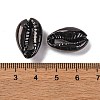 Baking Paint Cowrie Shell Beads SSHEL-M023-01B-3