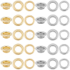200Pcs 2 Colors Iron Grommet Eyelet Findings IFIN-GF0001-59C-1