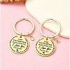 Valentine's Day Brass & 201 Stainless Steel Keychain KEYC-YW00097-01-4