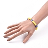 Evil Eye Stretch Bracelets LS-BJEW-JB05075-02-3