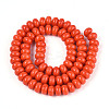 Opaque Solid Color Glass Beads Strands X-GLAA-ZX008-8mm-18M-2