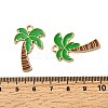 Alloy Enamel Pendants FIND-I051-01G-02-3