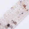 Natural Agate Beads Strands G-J376-07-6mm-1