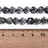 Crackle Transparent Glass Beads Strands GLAA-N068-02A-01-5