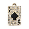 Alloy Enamel Pendants FIND-F013-02G-1