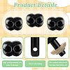 60Pcs Plastic Safety Noses DIY-GA0006-62A-2