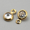 Brass Micro Pave Cubic Zirconia Pendants KK-WH0066-04A-G-2