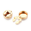 Brass Cufflinks KK-T074-63G-01-NR-3
