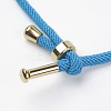 Cotton Twisted Cord Bracelet Making MAK-L012-02-2