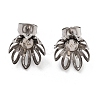 Stainless Steel Stud Earring Findings STAS-XCP0001-81-2