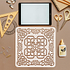 PET Hollow Out Drawing Painting Stencils DIY-WH0391-0926-3