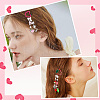 42Pcs 7 Styles Iron & Enamel Snap Hair Clips PHAR-SC0001-003-4