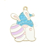 Easter Alloy Enamel Pendants ENAM-I082-02G-06-1