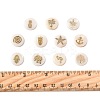 22Pcs 11 Styles Natural Freshwater Shell Pendants SHEL-FS0001-14-5