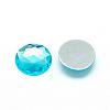 Acrylic Rhinestone Flat Back Cabochons GACR-Q008-8mm-04-2
