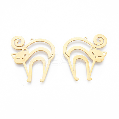 201 Stainless Steel Pendants STAS-N090-LA928-2-1
