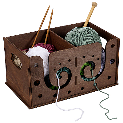 MDF Yarn Storage Boxes Kit CON-WH0095-130A-1