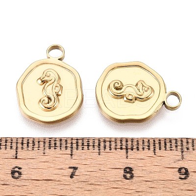 Ion Plating(IP) 304 Stainless Steel Pendants STAS-F282-07G-1