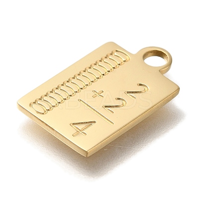 PVD Vacuum Plating 304 Stainless Steel Pendants STAS-P371-080G-1