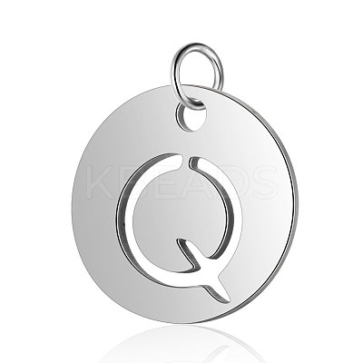 Non-Tarnish 304 Stainless Steel Charms STAS-S105-T514S-Q-1