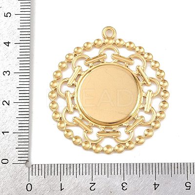 Printed 304 Stainless Steel Pendants STAS-C146-06G-01-1