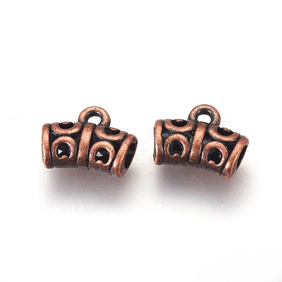Tibetan Style Alloy Hangers TIBEP-QA785-R-LF-1