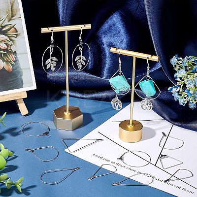 304 Stainless Steel Wire Pendants STAS-UN0002-74P-1