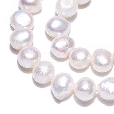 Natural Cultured Freshwater Pearl Beads Strands LS-PEAR-N014-08E-1
