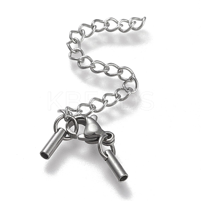 Tarnish Resistant 304 Stainless Steel Curb Chain Extender STAS-K195-29P-016-1
